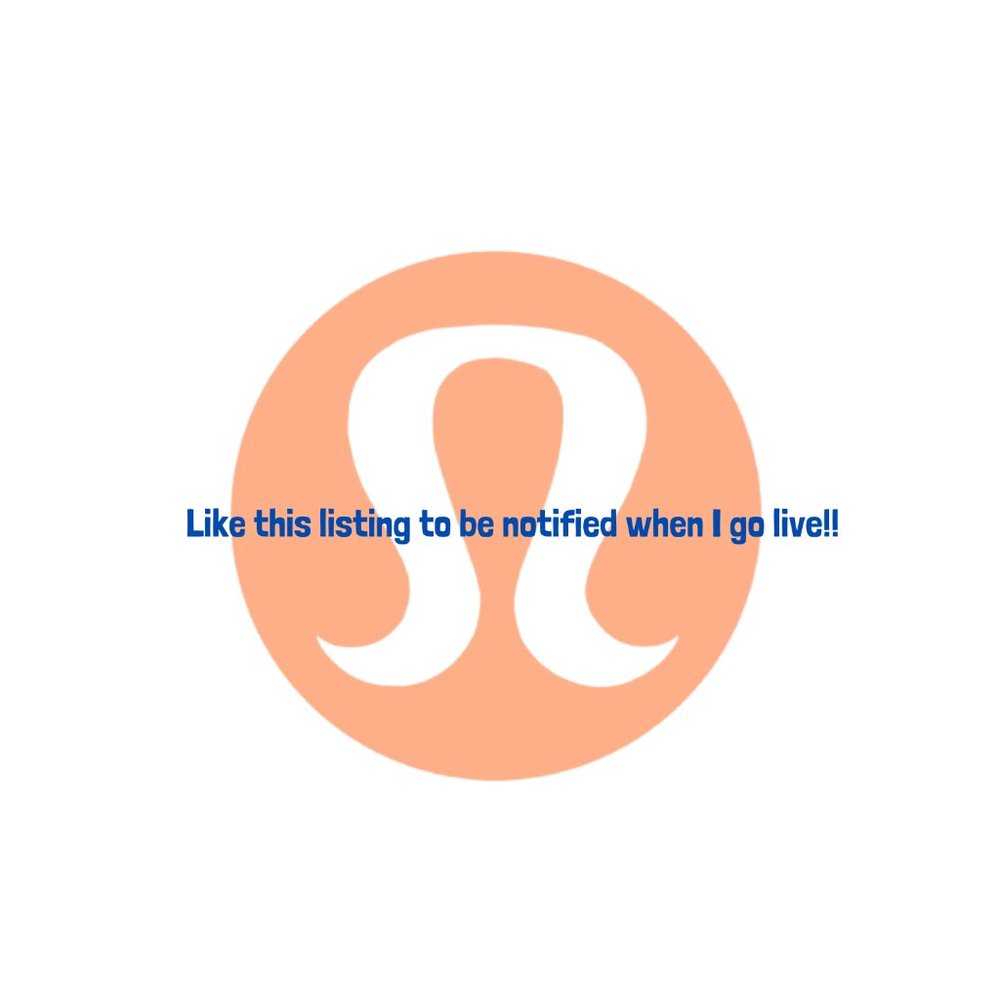 LIKE THIS LISTING TO BE NOTIFIED WHEN I GO LIVE!!!